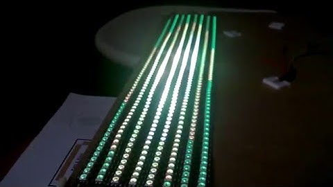 Openframeworks Glow Led Matrix