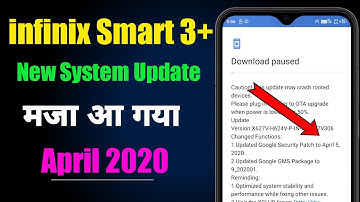 infinix Smart 3 Plus Latest System Update | April 2020 | infinix Mobile Update