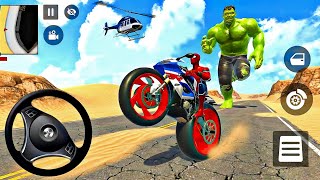 🦚Indian Thift Simulator 🥰Spiderman Became Escape From Hulk 🌟Car 3D Game🎊 Lot's of Police Car Android screenshot 5