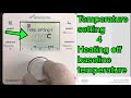 How to set a Worcester Comfort 2 control / timer