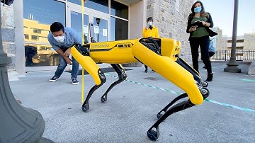 Using robots to monitor construction progress
