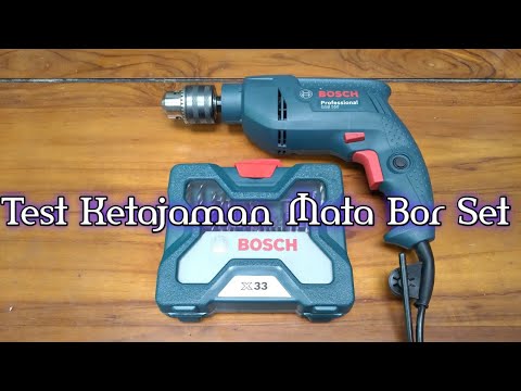 Video: Set Bor Bosch: Ikhtisar 41 Dan 48 Bor Dengan Mata Bor Untuk Kayu, Logam, Dan Beton Untuk Palu Putar Dalam Kasus