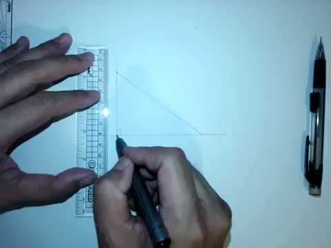 वीडियो: एक समकोण त्रिभुज कैसे बनाएं
