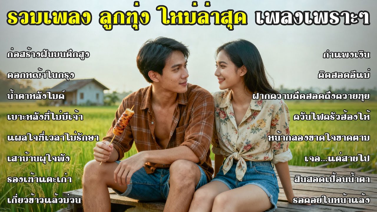 รวมเพลงลูกทุ่ง ฟังเพราะๆเพลินๆทั้งวัน 🌼 [1 ชั่วโมง] | รวมเพลงลูกทุ่งฟังสบายๆ 2026