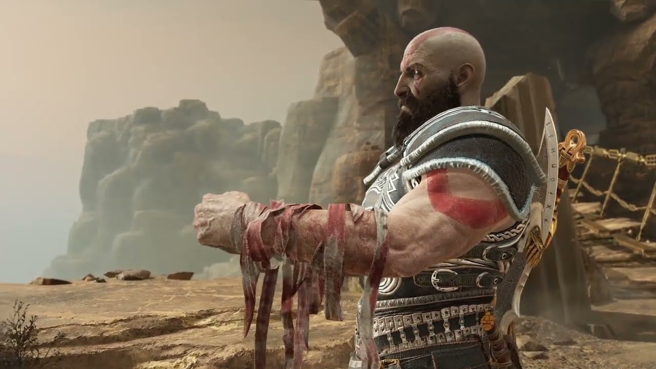 KRATOS SE QUITA LAS VENDAS - GOD OF WAR