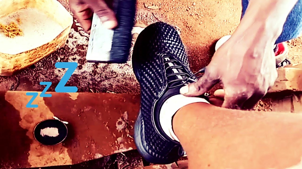 RELAXING 1.5 woven trainers SHOE SHINE YouTube