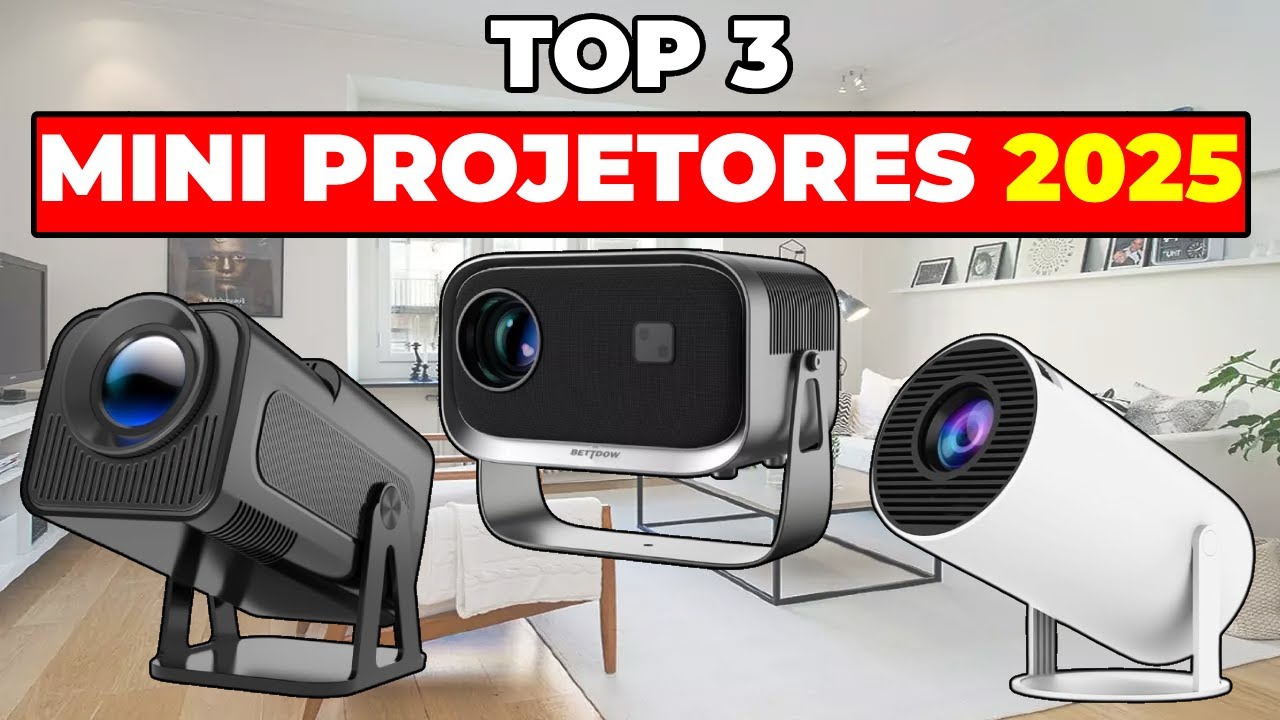 Top 3 Mini Projetor Portátil Melhor Custo-benefício de 2025: Tem Bom e ...