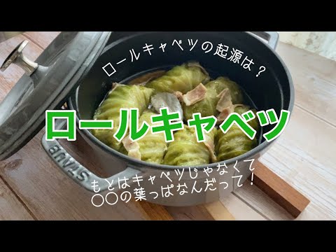 【ロールキャベツ】作りながら起源を話す/翌日が美味しくて冷凍もできるロールキャベツは作り置き向き