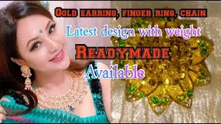 New design gold earring ||finger ring || Marei etc//2020\\episode - 23