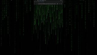 Matrix Rain Effect in Pure JavaScript 🤯 | HTML5 Canvas Animation #shorts #matrix