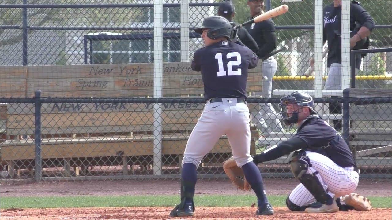Anthony Volpe Home Run at Yankees Spring Training YouTube