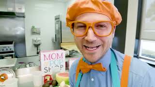 Blippi Visits Ice Cream Popsicle Store Blippi and Meekah Best Friend Adventures Educational