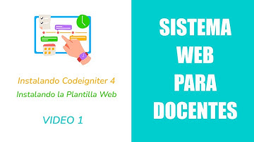 SISTEMA WEB PARA DOCENTES (Video 1) : Codeigniter 4 /Bootstrap 4.6 /JQuery /PostGreSQL/Plantilla Web