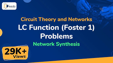 LC Function (Foster 1) Problems - Network Synthesis - Circuit Theory & Networks