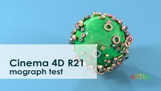 Mograph test | Cinema 4D R21 | Corona Renderer