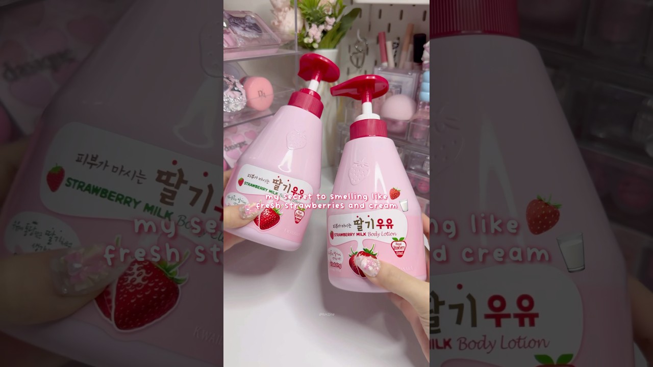 how to smell like strawberries and cream 🍓🥛 
