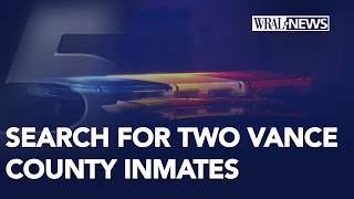 Two inmates escape Vance County jail, sheriff's office searching