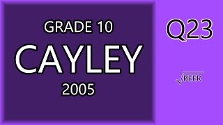 Cayley 2005 23