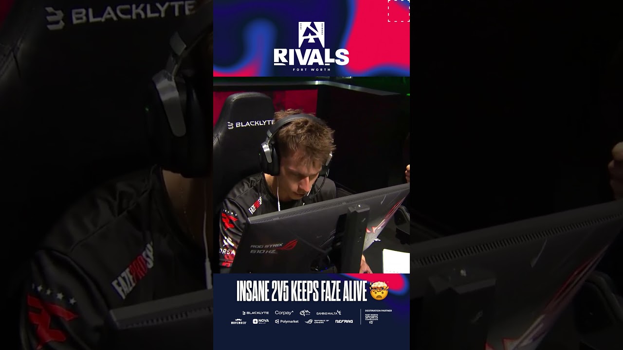 How do @FaZeEsports pull off this INSANE 2v5?! 🤯