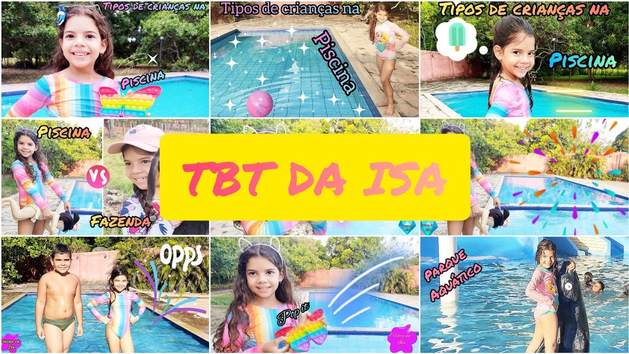 Isa Faz O Tbt De Desafios Da Piscinapool Challenge Youtube