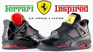 Air Jordan 4 Ferrari Custom