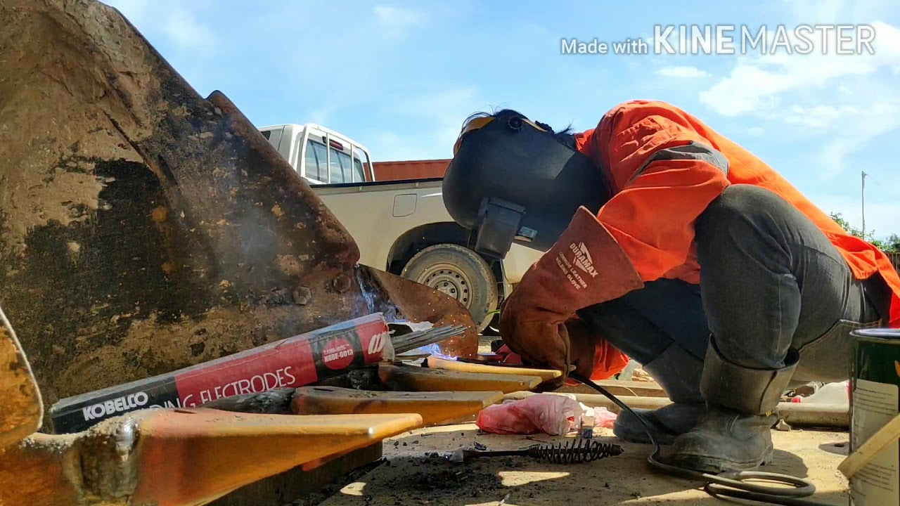 Welding Project,Excavator Bucket,Shanks,Teeth&Thumb Repairs Full