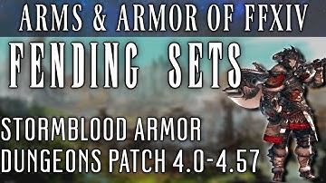 Tank Dungeon Armor Sets of Stormblood