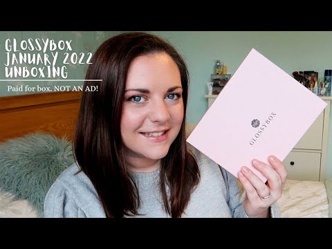 UK glossybox January 2022 unboxing   Not an AD