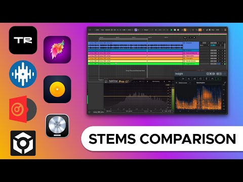 STEMS Comparison | Traktor Pro 4, NUO-STEMS, Serato, Virtual DJ, djay Pro, Rekordbox 7, Logic Pro 11