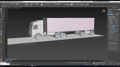 3Dsmax Tutorials, Tutorial on 3D Modeling a Low Poly Truck in 3dsmax (Part 4)