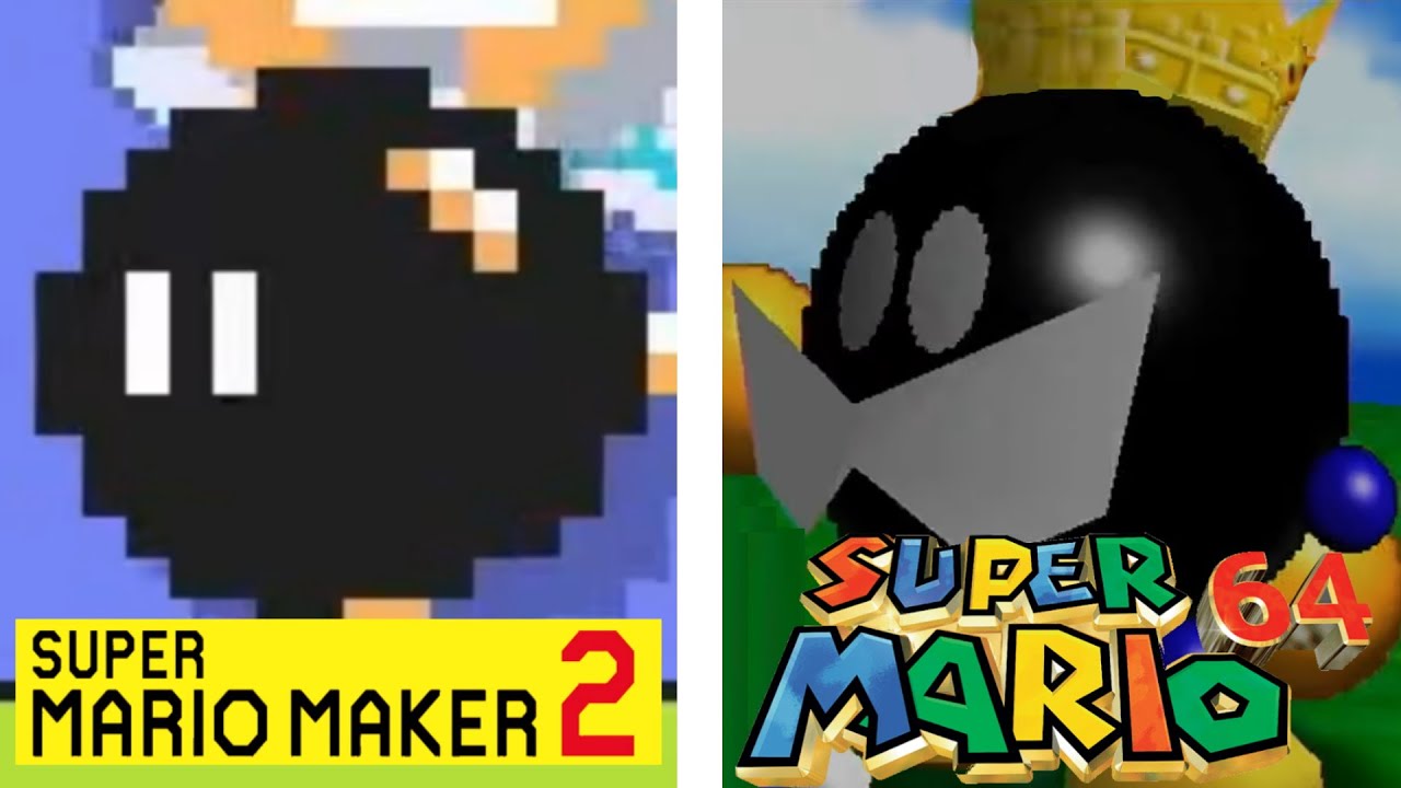 Super Mario Maker 2: Super Mario 64 Boss Rush Comparison