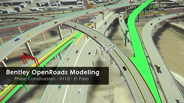 Bentley OpenRoads Modeling - Phase Construction - MOT - 4D