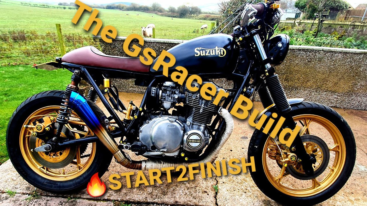 Gs 550 Custom Cafe Racer Build Time-lapse 1980 Suzuki GS 550 custom build Start To ...