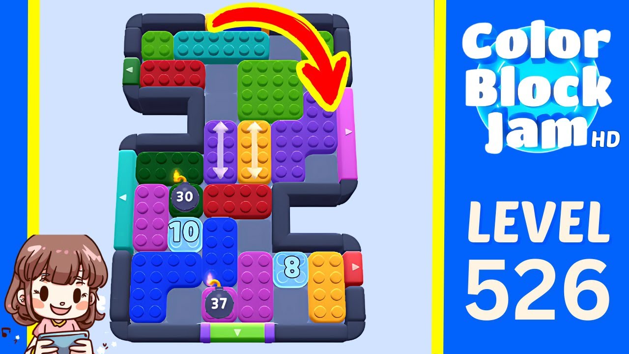Color Block Jam Level 526 Solution Walkthrough - YouTube