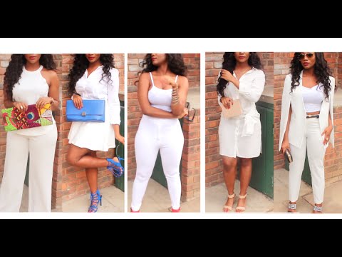 casual all white party outfits