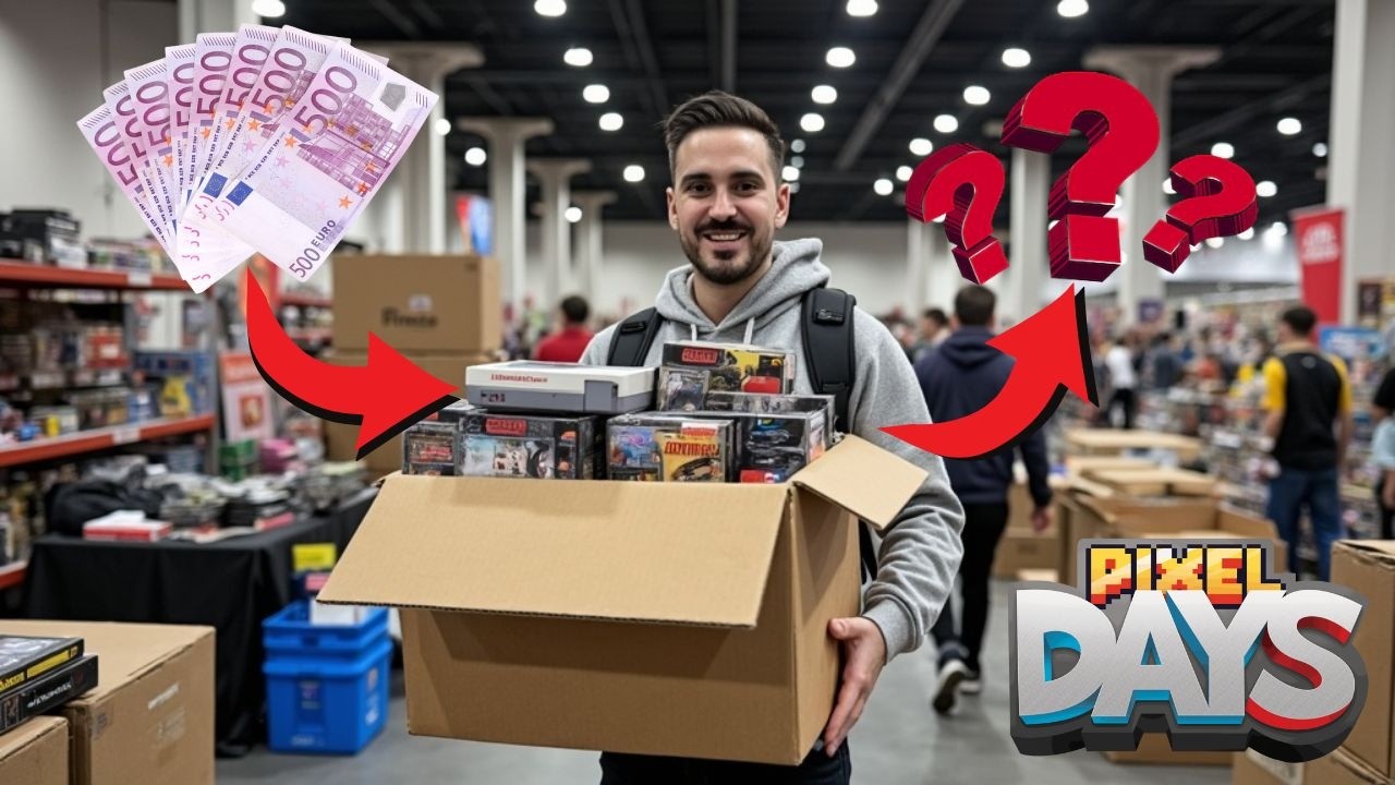 4000€ dépensés dans la plus grande brocante de jeux vidéo rétro d’Europe : Pixel Days 2025 !