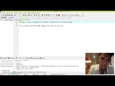 How to determine your age C Code