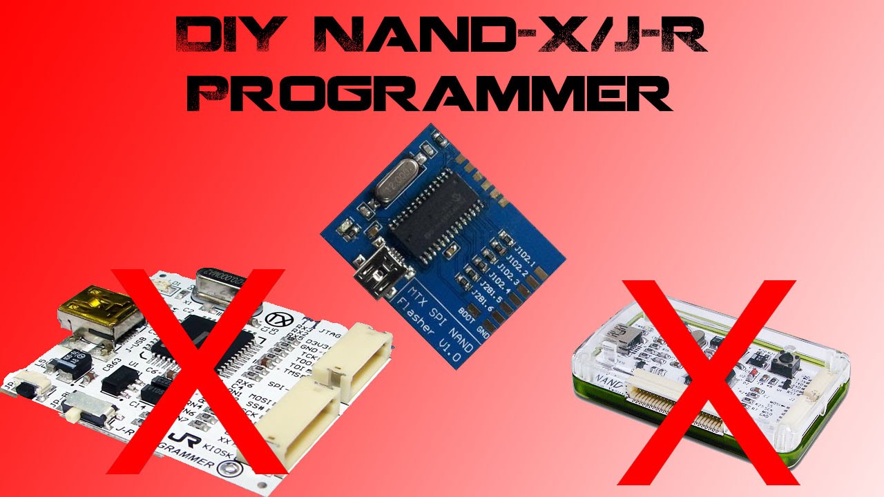 nand x programmer matrix jtag solder spots