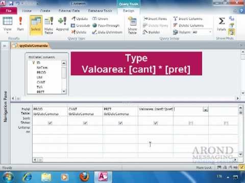Using Access 2010 - Create a Calculated Field