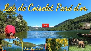 Le lac de Coiselet paré d'or en Kayak.