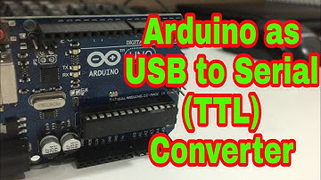 How to use Arduino as USB to TTL (Serial) converter | Easy Tutorial