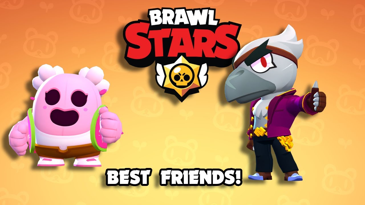 Spike is Crow's best friend confirmed - Brawl Stars Powerleague Gameplay