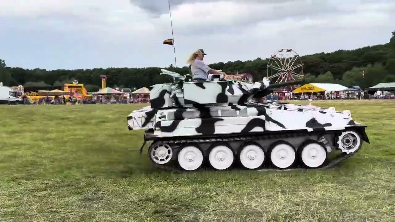 Driving a Scorpion Tank