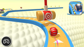 Action Balls: Gyrosphere Race - Gameplay Walkthrough Part 79 - Game Levels 225-227 (iOS, Android)