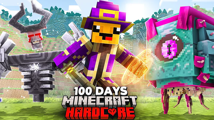 I Survived 100 Days as a ARCANE MAGE in Minecraft Hardcore!