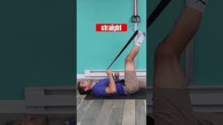 How To: Supine Hamstring Stretch