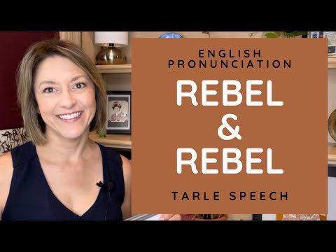 How to Pronounce REBEL & REBEL - American English Heteronym Pronunciation Lesson