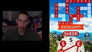 Wordscapes, Hills Stage, Arrive level 6