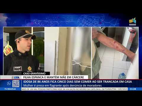 DF ALERTA - Idosa de 86 anos fica cinco dias sem comer ao ser trancada em casa