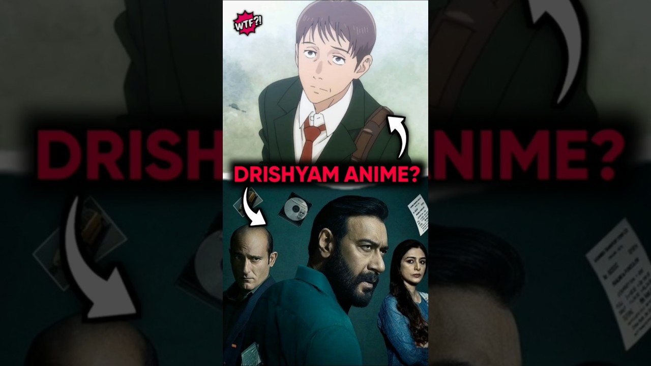 This Anime Is Copy Of "DRISHYAM MOVIE" 😭😭 #drishyam #anime #trending